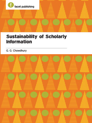 cover image of Sustainability of Scholarly Information